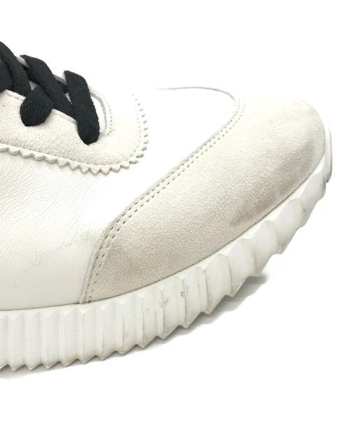 HERMES（エルメス）HERMES (エルメス) バウジングスニーカー ホワイト サイズ:表記無しの古着・服飾アイテム