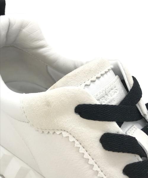 HERMES（エルメス）HERMES (エルメス) バウジングスニーカー ホワイト サイズ:表記無しの古着・服飾アイテム