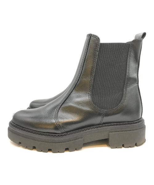 ENESS（エネス）eness (エネス) サイドゴアブーツ ブラック サイズ:36の古着・服飾アイテム