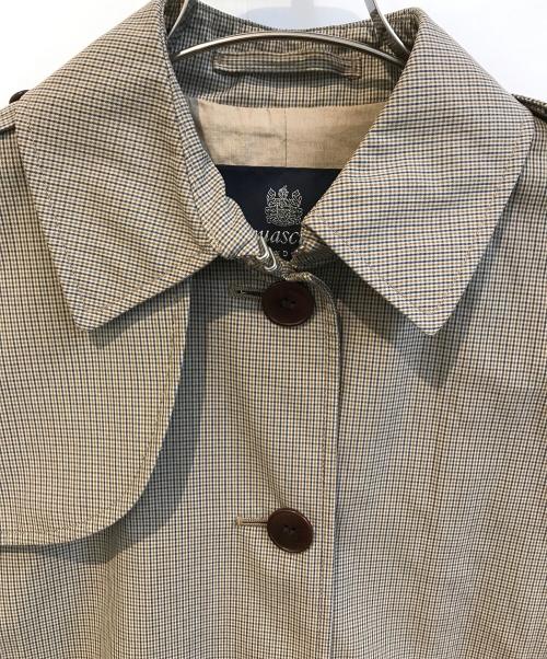 Aquascutum（アクアスキュータム）Aquascutum (アクアスキュータム) ステンカラーコート ベージュ サイズ:Mの古着・服飾アイテム