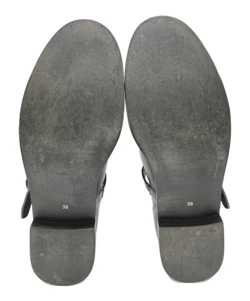 Marie Louise（マリー ルイーズ）Marie Louise (マリー ルイーズ) メダリオンストラップシューズ　MLS-82L ブラック サイズ:38の古着・服飾アイテム