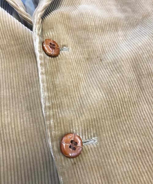 COMME des GARCONS HOMME PLUS（コムデギャルソンオムプリュス）COMME des GARCONS HOMME PLUS (コムデギャルソンオムプリュス) 2Bコーデュロイテーラードジャケット ベージュ サイズ:Mの古着・服飾アイテム