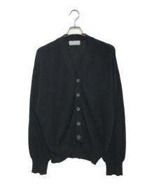 COMME des GARCONS HOMME（コムデギャルソン オム）の古着「コットンニットカーディガン」｜ブラック