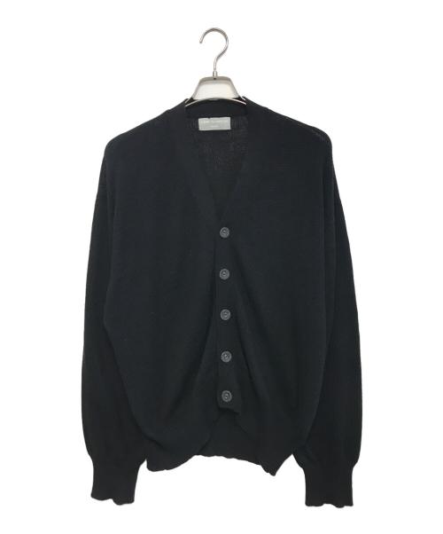 COMME des GARCONS HOMME（コムデギャルソン オム）COMME des GARCONS HOMME (コムデギャルソン オム) コットンニットカーディガン ブラック サイズ:表記なしの古着・服飾アイテム