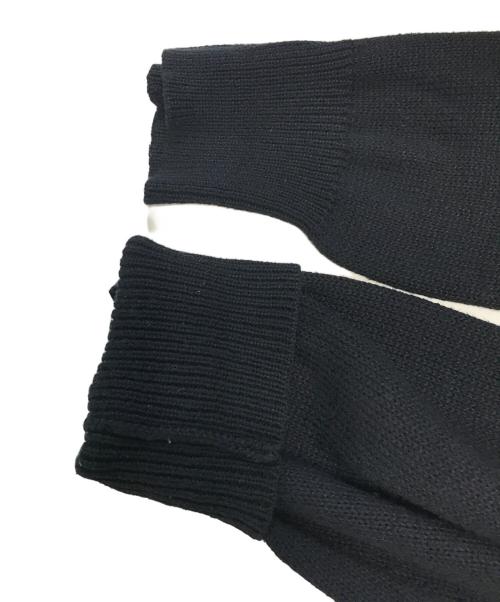 COMME des GARCONS HOMME（コムデギャルソン オム）COMME des GARCONS HOMME (コムデギャルソン オム) コットンニットカーディガン ブラック サイズ:表記なしの古着・服飾アイテム