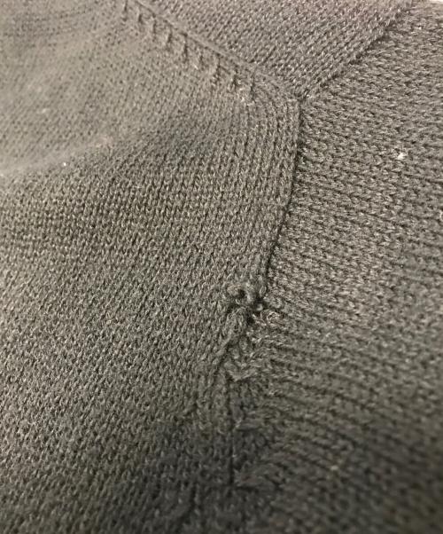 COMME des GARCONS HOMME（コムデギャルソン オム）COMME des GARCONS HOMME (コムデギャルソン オム) コットンニットカーディガン ブラック サイズ:表記なしの古着・服飾アイテム