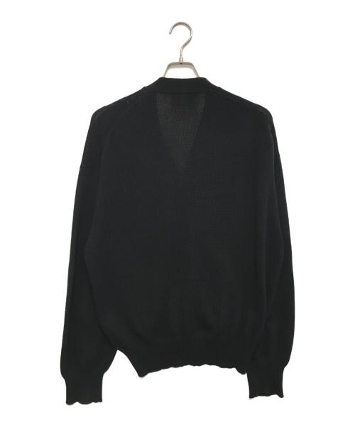 COMME des GARCONS HOMME（コムデギャルソン オム）COMME des GARCONS HOMME (コムデギャルソン オム) コットンニットカーディガン ブラック サイズ:表記なしの古着・服飾アイテム