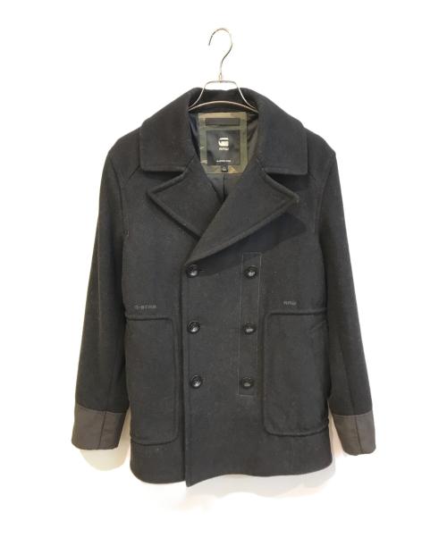 G-STAR RAW（ジースターロゥ）G-STAR RAW (ジースターロゥ) Pコート ブラック サイズ:Sの古着・服飾アイテム