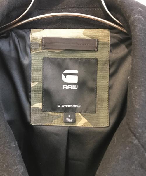 G-STAR RAW（ジースターロゥ）G-STAR RAW (ジースターロゥ) Pコート ブラック サイズ:Sの古着・服飾アイテム