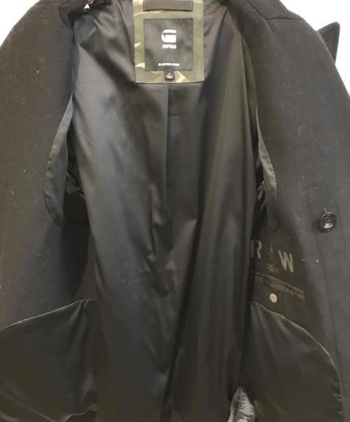 G-STAR RAW（ジースターロゥ）G-STAR RAW (ジースターロゥ) Pコート ブラック サイズ:Sの古着・服飾アイテム
