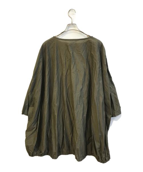 mizuiro-ind（ミズイロインド）mizuiro-ind (ミズイロインド) バルーンブラウス ブラウン サイズ:Freeの古着・服飾アイテム