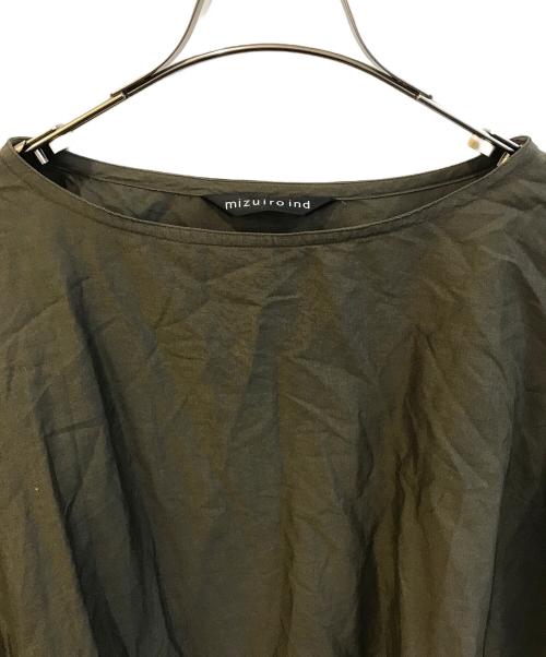 mizuiro-ind（ミズイロインド）mizuiro-ind (ミズイロインド) バルーンブラウス ブラウン サイズ:Freeの古着・服飾アイテム