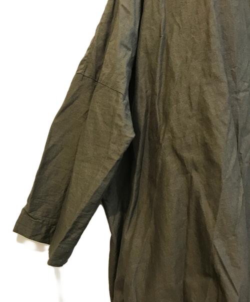 mizuiro-ind（ミズイロインド）mizuiro-ind (ミズイロインド) バルーンブラウス ブラウン サイズ:Freeの古着・服飾アイテム