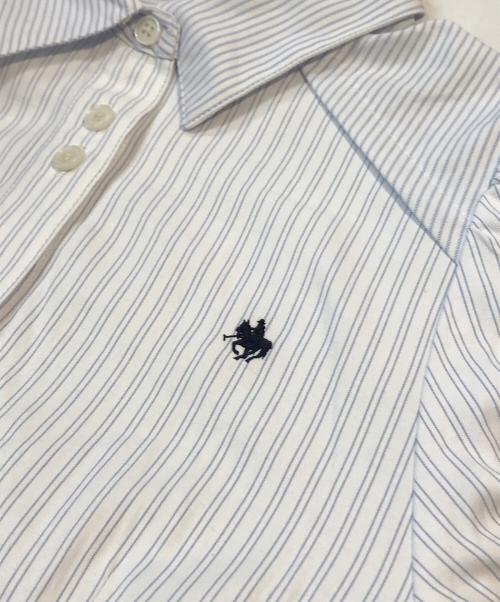 POLO BCS（ポロ・ビーシーエス）POLO BCS (ポロ・ビーシーエス) dazzlin (ダズリン) ヘムレイヤードシャツワンピース ホワイト サイズ:Ｓの古着・服飾アイテム