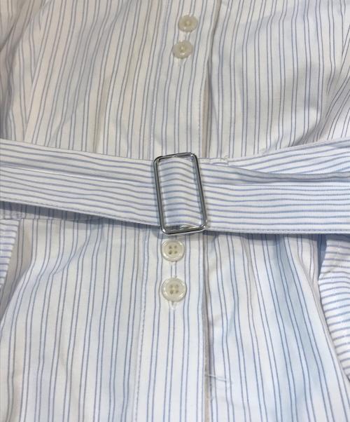 POLO BCS（ポロ・ビーシーエス）POLO BCS (ポロ・ビーシーエス) dazzlin (ダズリン) ヘムレイヤードシャツワンピース ホワイト サイズ:Ｓの古着・服飾アイテム