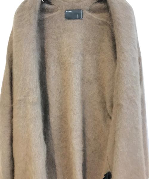 Noble（ノーブル）Noble (ノーブル) ファーニットパフカーディガン 22080240522030 ブラウン サイズ:Freeの古着・服飾アイテム