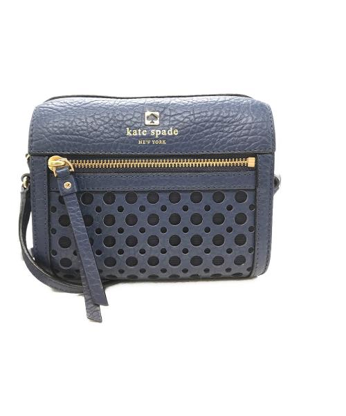 Kate Spade（ケイトスペード）Kate Spade (ケイトスペード) ショルダーバッグ ブルーの古着・服飾アイテム