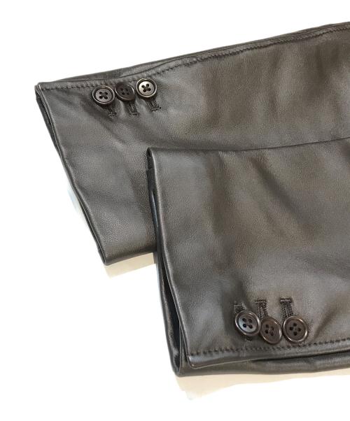 23区 HOMME（ニジュウサンクオム）23区 HOMME (ニジュウサンクオム) ラムレザージャケット ブラウン サイズ:Lの古着・服飾アイテム