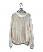 FRAMeWORKフレームワーク）の古着「リネンコットンラグランニット　25080220743010」｜ホワイト