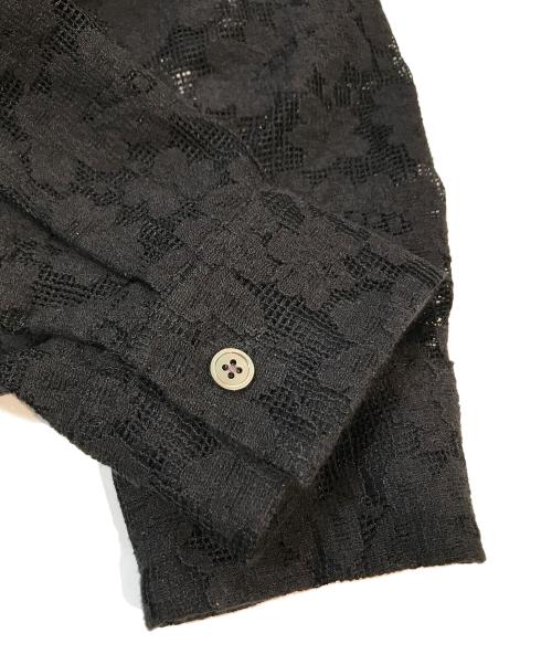 Spick and Span（スピック＆スパン）Spick and Span (スピック＆スパン) レースオープンカラーシャツ　23050200803010 ブラック サイズ:Freeの古着・服飾アイテム