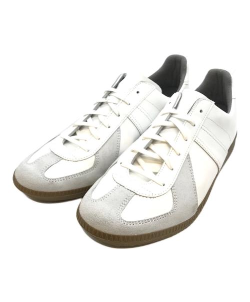 GERMAN TRAINER（ジャーマントレーナー）German Trainer (ジャーマントレーナー) ローカットスニーカー ホワイト サイズ:27.5の古着・服飾アイテム