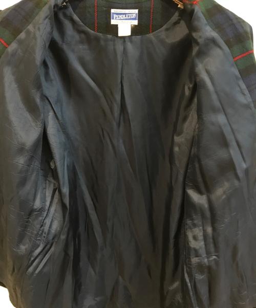 PENDLETON（ペンドルトン）PENDLETON (ペンドルトン) タータンチェックウールジャケット グリーン×ネイビー サイズ:Mの古着・服飾アイテム