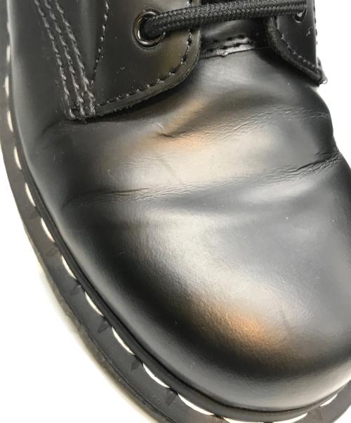 Dr.Martens（ドクターマーチン）Dr.Martens (ドクターマーチン) 1460 ホワイトステッチ 8 ホール ブーツ　24758001 ブラック サイズ:UK9の古着・服飾アイテム