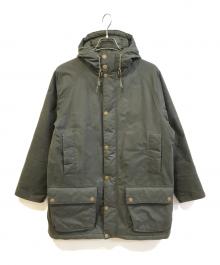 Barbour（バブアー）の古着「フード付きBEAUFORTワックス 222MWX1845」｜カーキ