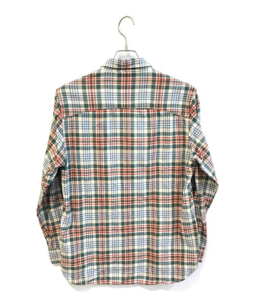 KICS DOCUMENT.（キクスドキュメント）KICS DOCUMENT. (キクスドキュメント) FLANNEL CHECK REGULAR SHIRT　01-1903-0004-06 グリーン サイズ:SIZE 4の古着・服飾アイテム