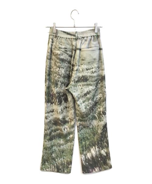 Ameri（アメリ）AMERI (アメリ) CAMILA STRAIGHT TUCK PANTS　01220860620 グリーン サイズ:Mの古着・服飾アイテム