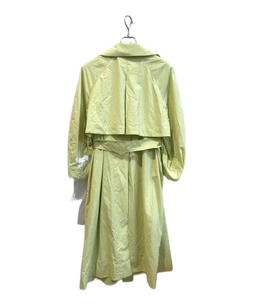 STUNNING LURE（スタニングルアー）STUNNING LURE (スタニングルアー) リップル ボタンレスコート　22S114-008 黄緑 サイズ:Ｓの古着・服飾アイテム