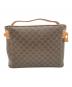 CELINE (セリーヌ) マカダム柄バニティバッグ　M95 ブラウン：18000円