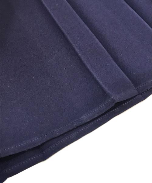 ENFOLD（エンフォルド）ENFOLD (エンフォルド) COCOON PLEATS DRESS　300HA233-0810 ネイビー サイズ:36の古着・服飾アイテム