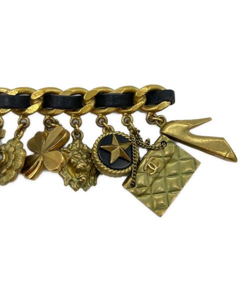 CHANEL（シャネル）CHANEL (シャネル) 8連アイコンモチーフブローチ ゴールドの古着・服飾アイテム