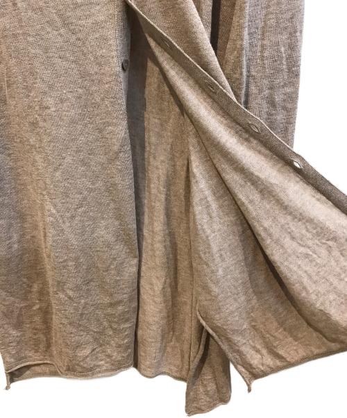 GALERIE VIE（ギャルリーヴィー）GALERIE VIE (ギャルリーヴィー) コットンカシミヤシルクハイネックカーディガン　23021102003 ブラウン サイズ:Sの古着・服飾アイテム