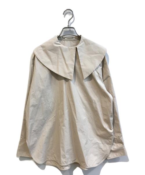 CURRENTAGE（カレンテージ）CURRENTAGE (カレンテージ) ビックカラーブラウス A2523FB 213 ベージュ サイズ:M 未使用品の古着・服飾アイテム