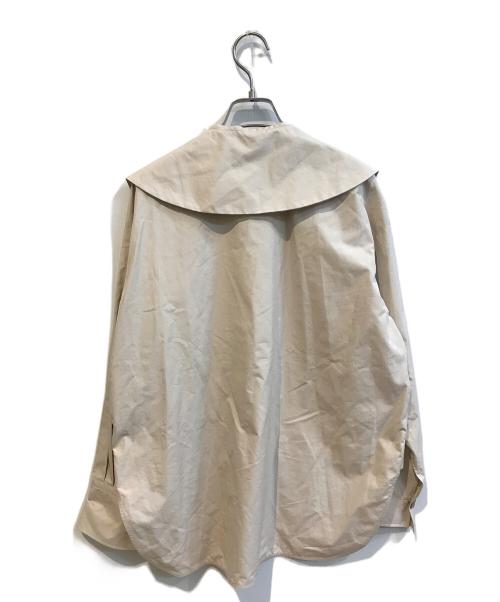 CURRENTAGE（カレンテージ）CURRENTAGE (カレンテージ) ビックカラーブラウス A2523FB 213 ベージュ サイズ:M 未使用品の古着・服飾アイテム