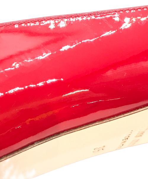 MIU MIU（ミュウミュウ）MIU MIU (ミュウミュウ) ビジューパンプス　5X328A レッド サイズ:35の古着・服飾アイテム