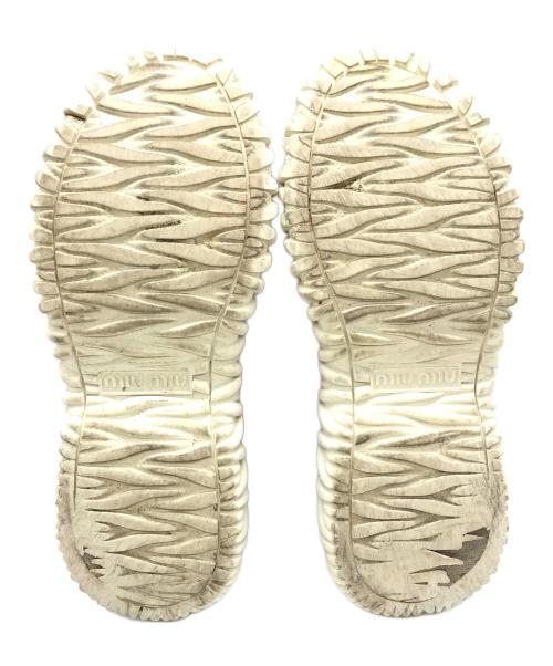 MIU MIU（ミュウミュウ）MIU MIU (ミュウミュウ) ローカットスニーカー ピンク サイズ:35の古着・服飾アイテム