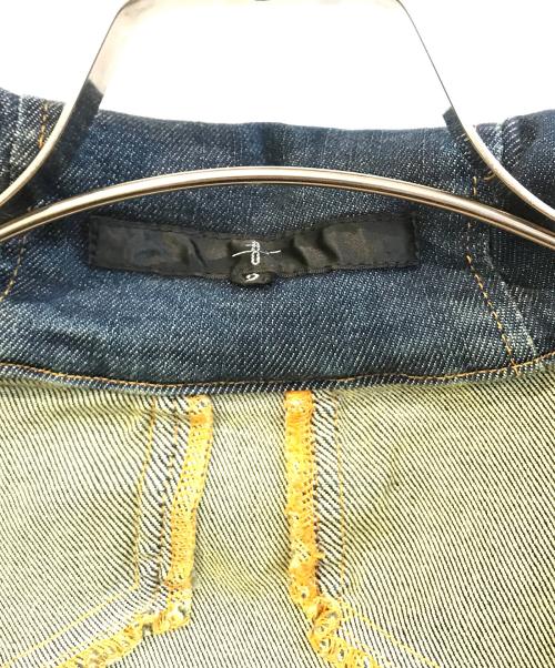 NO ID.（ノーアイディー）NO ID. (ノーアイディー) アルティメットストレッチデニムフーデッドBLZ　854777-673B インディゴ サイズ:2の古着・服飾アイテム