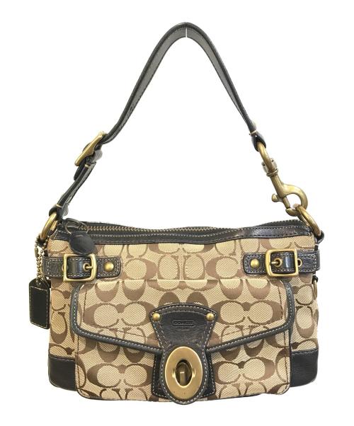 COACH（コーチ）COACH (コーチ) ワンショルダーバッグ　11140 ベージュの古着・服飾アイテム