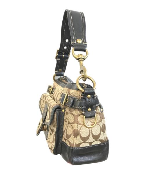 COACH（コーチ）COACH (コーチ) ワンショルダーバッグ　11140 ベージュの古着・服飾アイテム