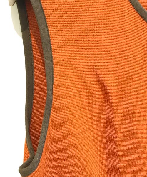 FOXEY（フォクシー）FOXEY (フォクシー) ジップアップワンピース　26315-ANMAZ35 オレンジ サイズ:42の古着・服飾アイテム