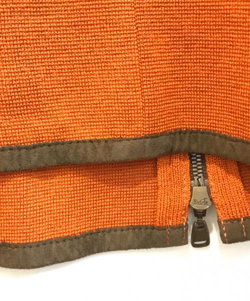 FOXEY（フォクシー）FOXEY (フォクシー) ジップアップワンピース　26315-ANMAZ35 オレンジ サイズ:42の古着・服飾アイテム