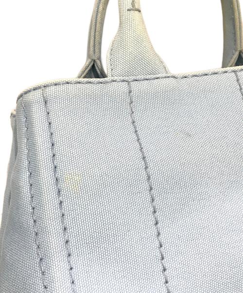 PRADA（プラダ）PRADA (プラダ) トートバッグ　1BG439　カナパ ブルーの古着・服飾アイテム