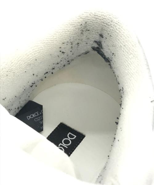 DOLCE & GABBANA（ドルチェ＆ガッバーナ）DOLCE & GABBANA (ドルチェ＆ガッバーナ) New Roma Leather Low-Top Sneakers　CS2211 AR752 ホワイト サイズ:27.5の古着・服飾アイテム