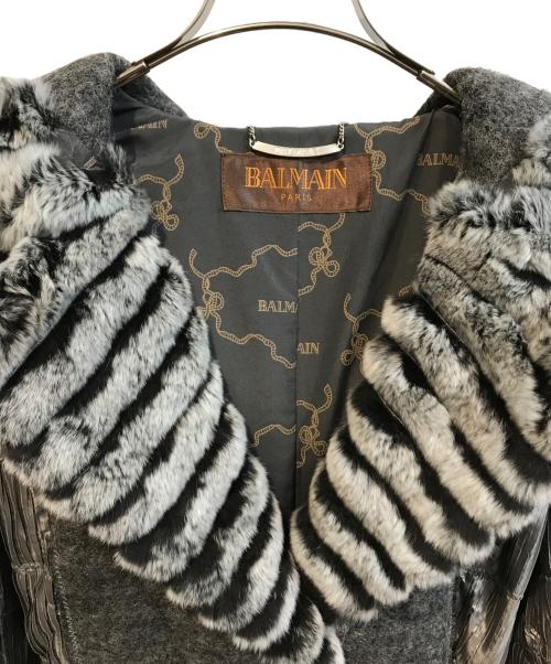 BALMAIN（バルマン）BALMAIN (バルマン) レッキスジャケット グレー サイズ:Lの古着・服飾アイテム