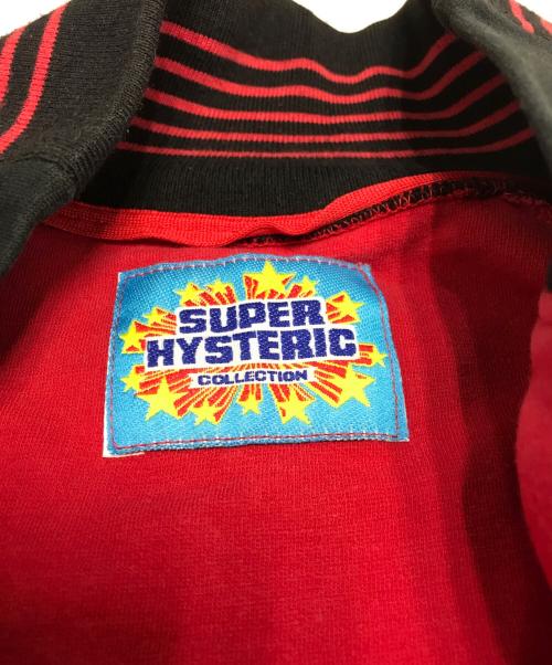 SUPER HYSTERIC（スーパーヒステリック）SUPER HYSTERIC (スーパーヒステリック) スウェットジャケット レッド サイズ:FREEの古着・服飾アイテム