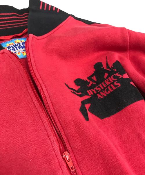 SUPER HYSTERIC（スーパーヒステリック）SUPER HYSTERIC (スーパーヒステリック) スウェットジャケット レッド サイズ:FREEの古着・服飾アイテム