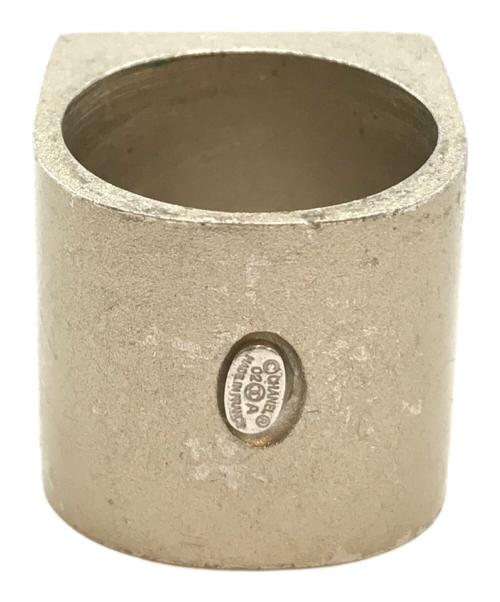 CHANEL（シャネル）CHANEL (シャネル) ココマークスクエアリング シルバー サイズ:14号の古着・服飾アイテム